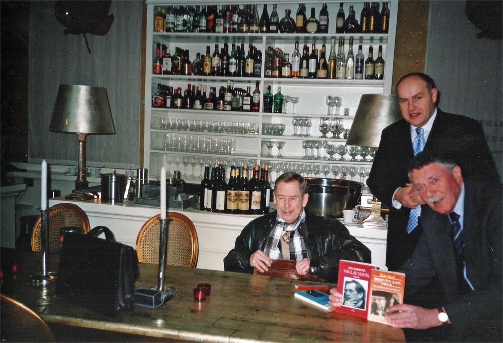 Kor Boven en Vaclav Havel