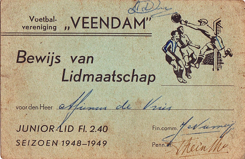 Lidmaatschapsbewijs